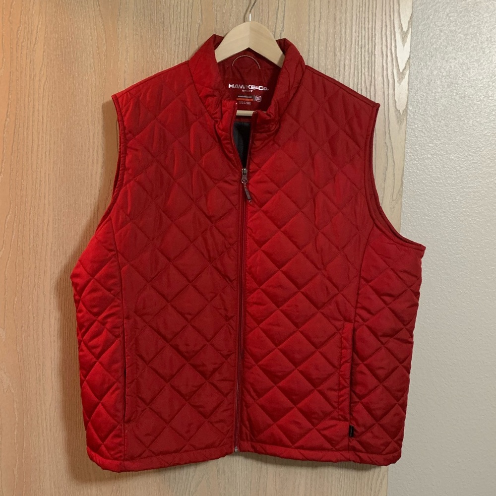 Men’s XXL Red Quilted Vest